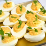 Wasabi Devilled Eggs